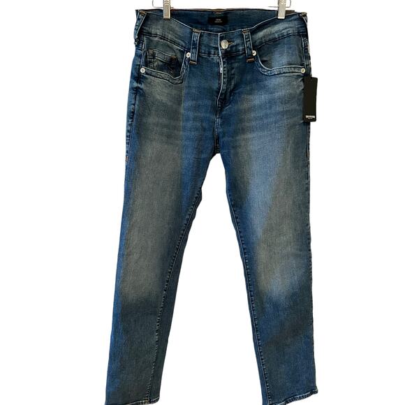 True Religion Geno Relaxed Slim Fit Denim Jeans 33 - Picture 2 of 9